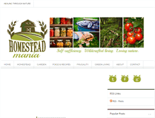 Tablet Screenshot of homesteadmania.com